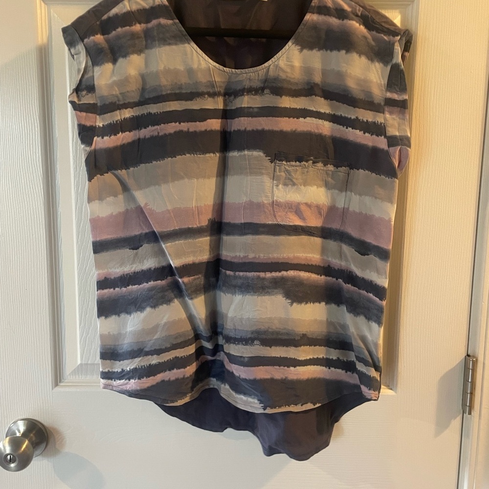 Halogen Multicolor Striped Blouse